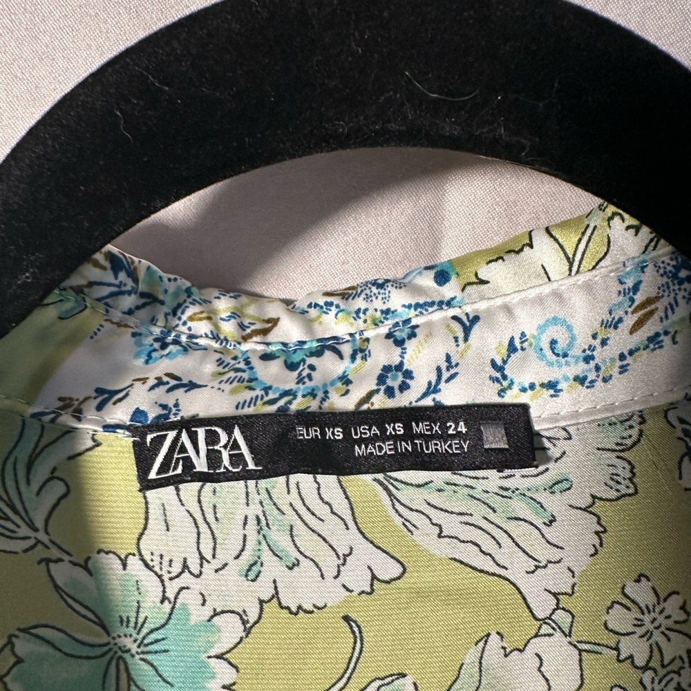 Floral Patchwork Button-Up Blouse - image 2